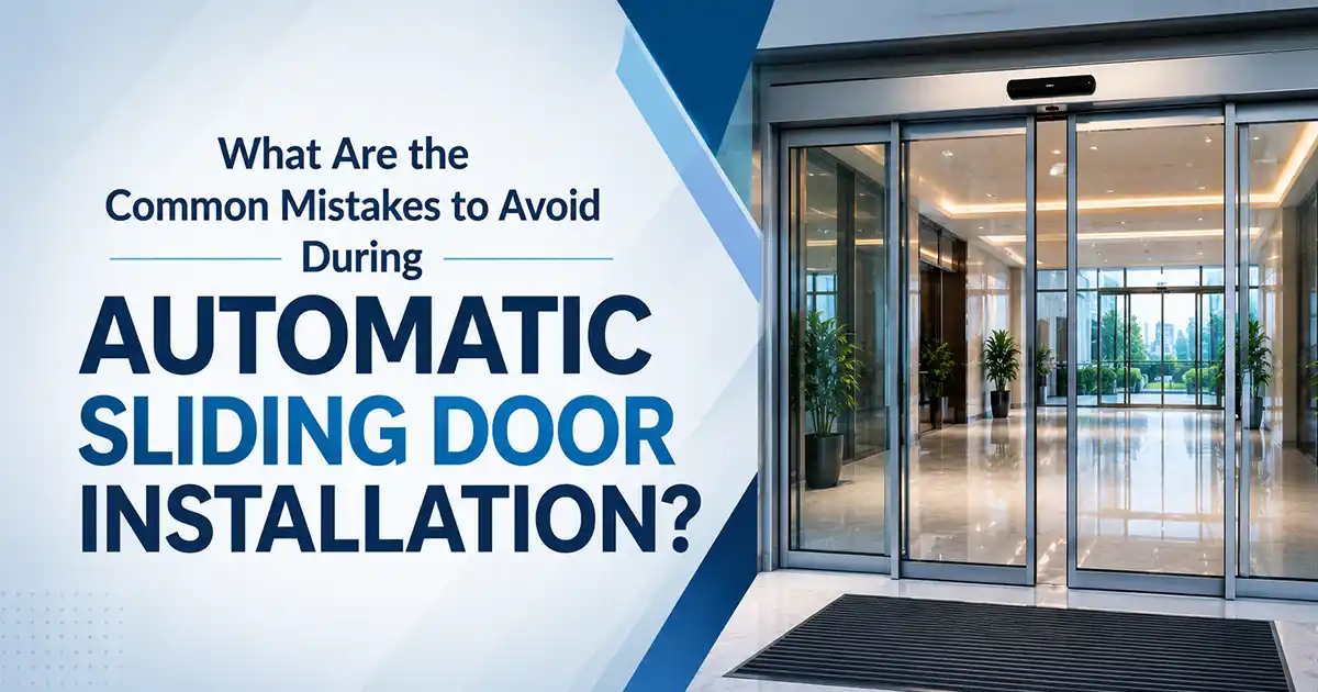 What Are the Common Mistakes to Avoid During Automatic Sliding Door Installation